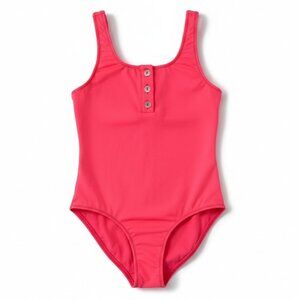 PACIFIC RAINBOW - SWIMMING SUIT 1 PIECE - NEON CORAL - NEW NO TAG